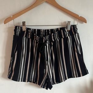 Ardene striped shorts sized medium